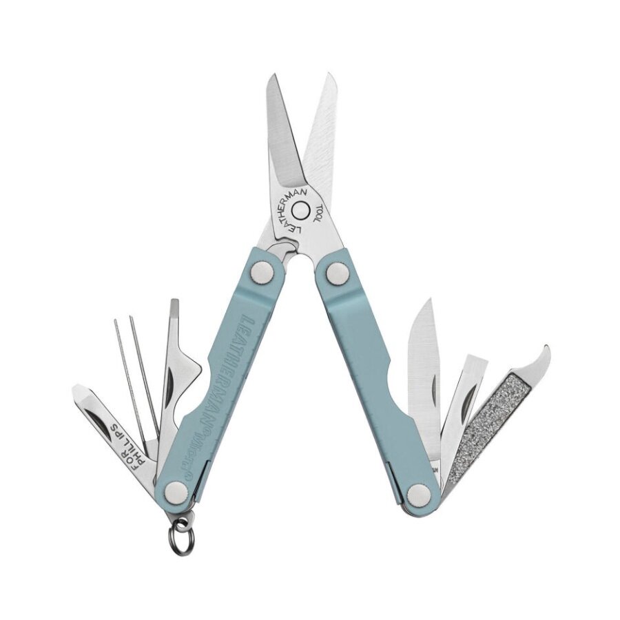 Мультитул LEATHERMAN Micra Arctic 10 инстр, 4,1/6,5 см, без чехла