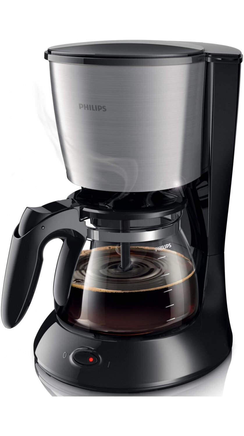 Кофеварка капельная Philips HD7462/20 черный/серебристый