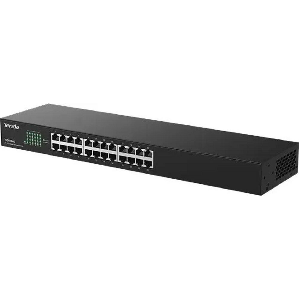 Tenda Сетевое оборудование TEG1024G Коммутатор 24-Port 10 100 1000 Gigabit Switch