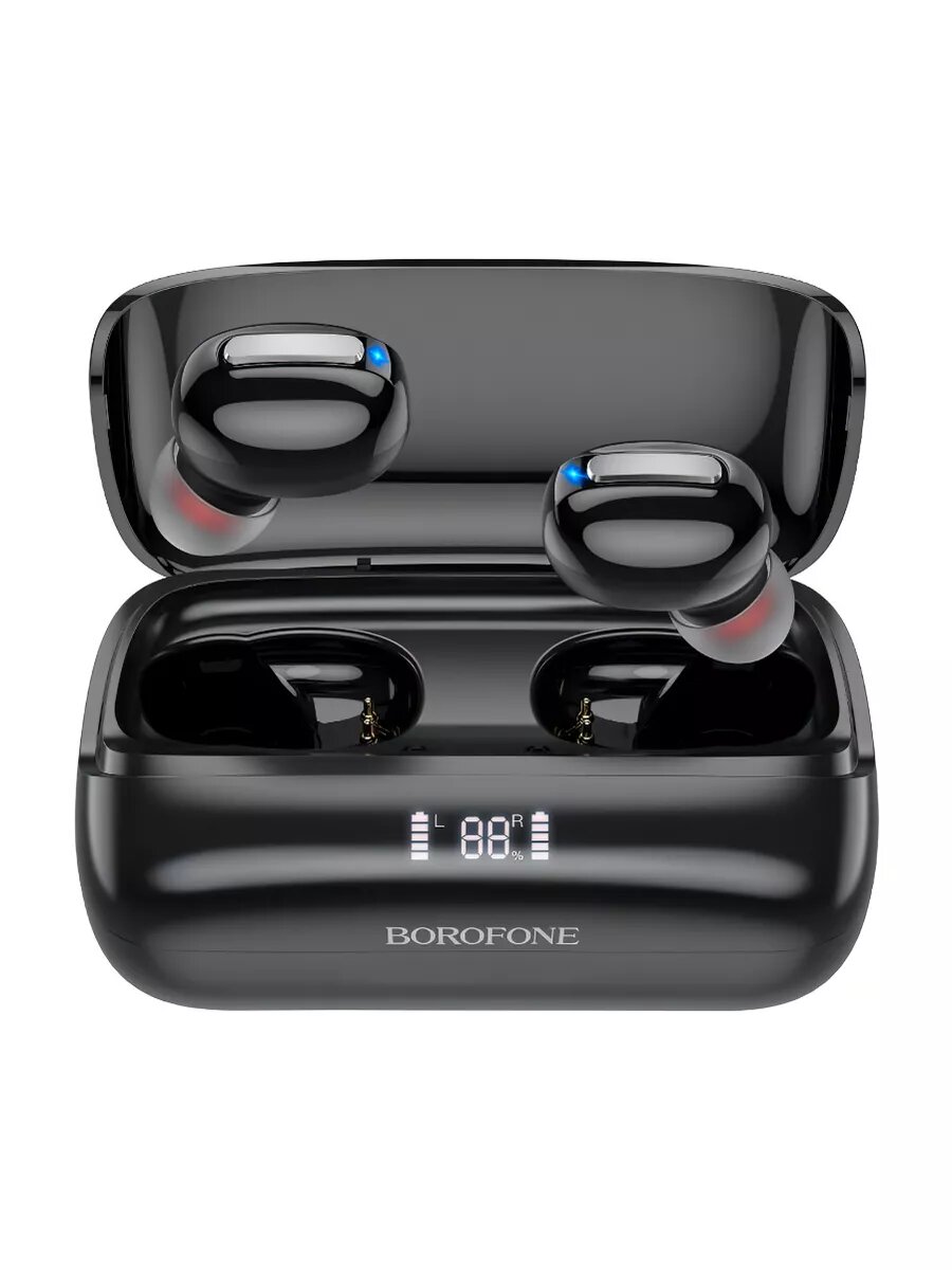 Беспроводные наушники BOROFONE BE55 Perfect, TWS, Bluetooth 5.1, черные