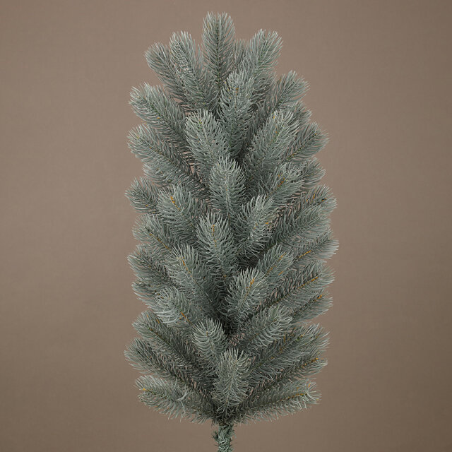 Хвойная ветка Кремлевская голубая 60 см литая 100%