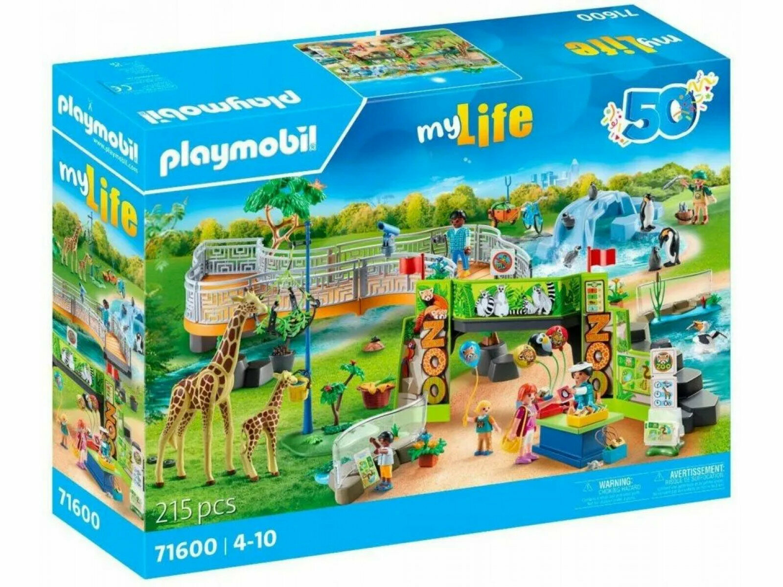 Конструктор Playmobil 71600 Приключения в зоопарке