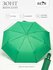 Зонт мини полуавтомат однотонный зеленый