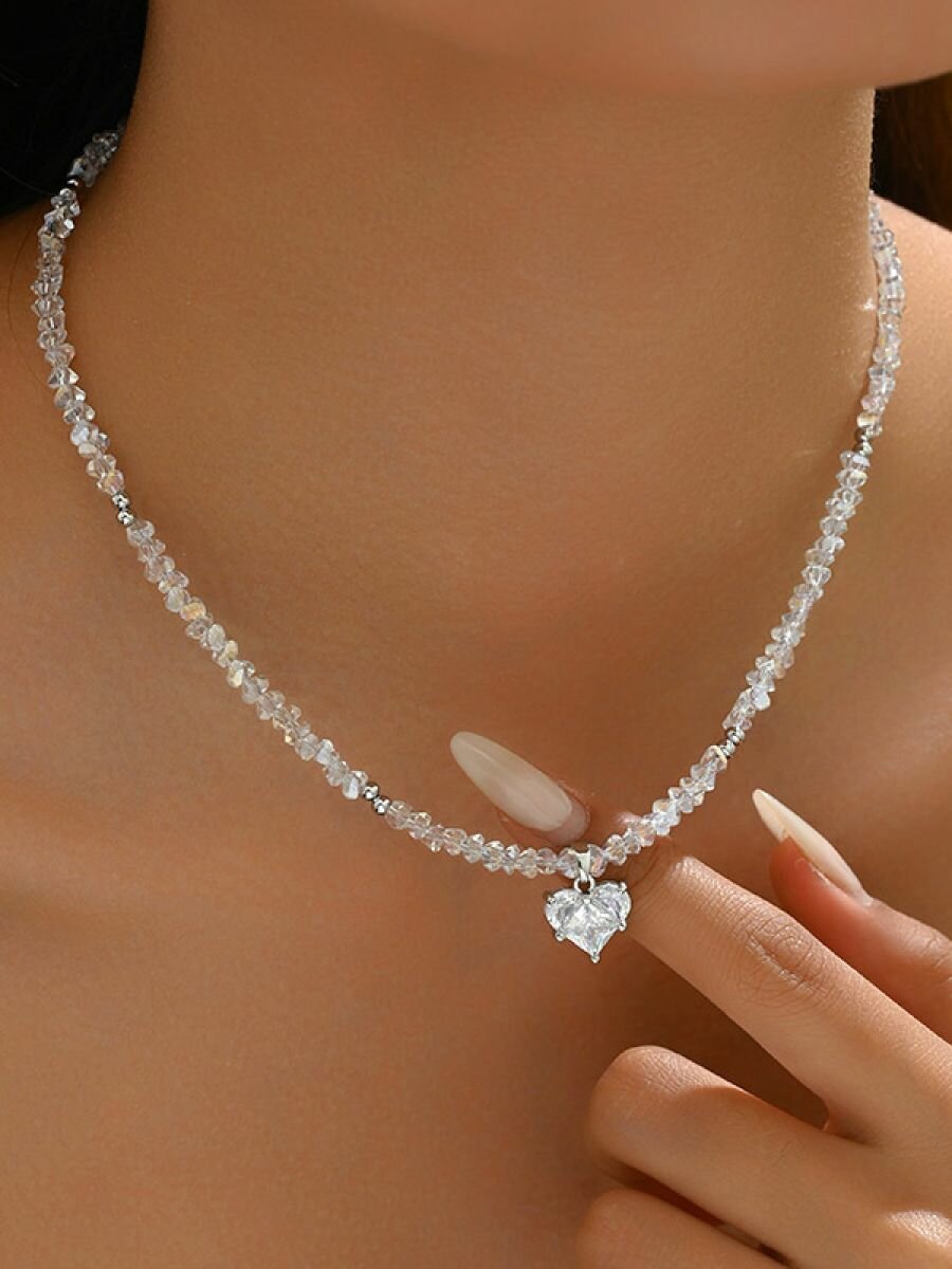 Бусы, авантюриновое стекло, искусственный камень