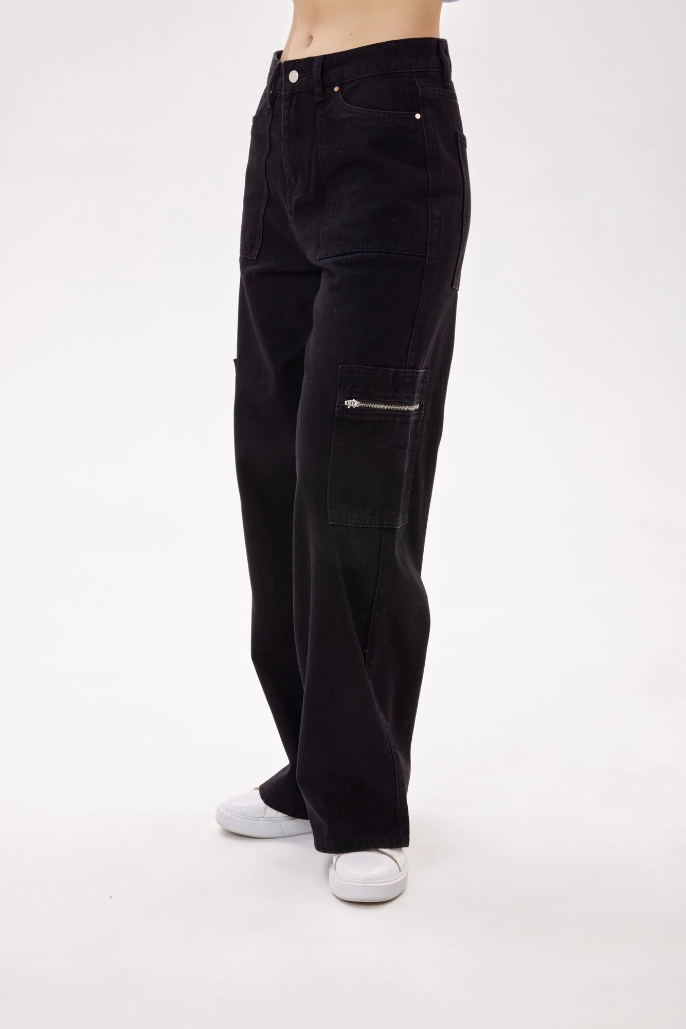 Джинсы Selfie, размер S, черный — фото 1