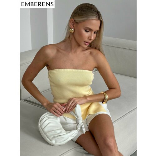 фото Топ emberens, размер l, желтый
