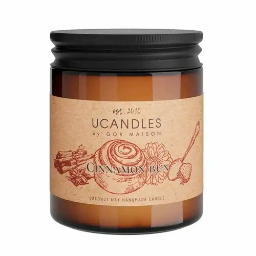 Свеча ароматическая Ucandles Cinnamon Bun Les Saisons, 190 г