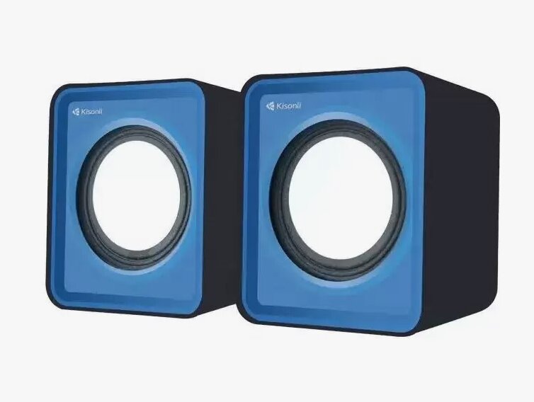 Колонки активные Kisonli 2W USB 2 шт в комплекте