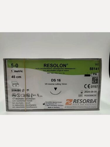 Изображение товара Шовный материал Resolon 88141 DS 16, 1 EP 5-0 USP, 0.45м