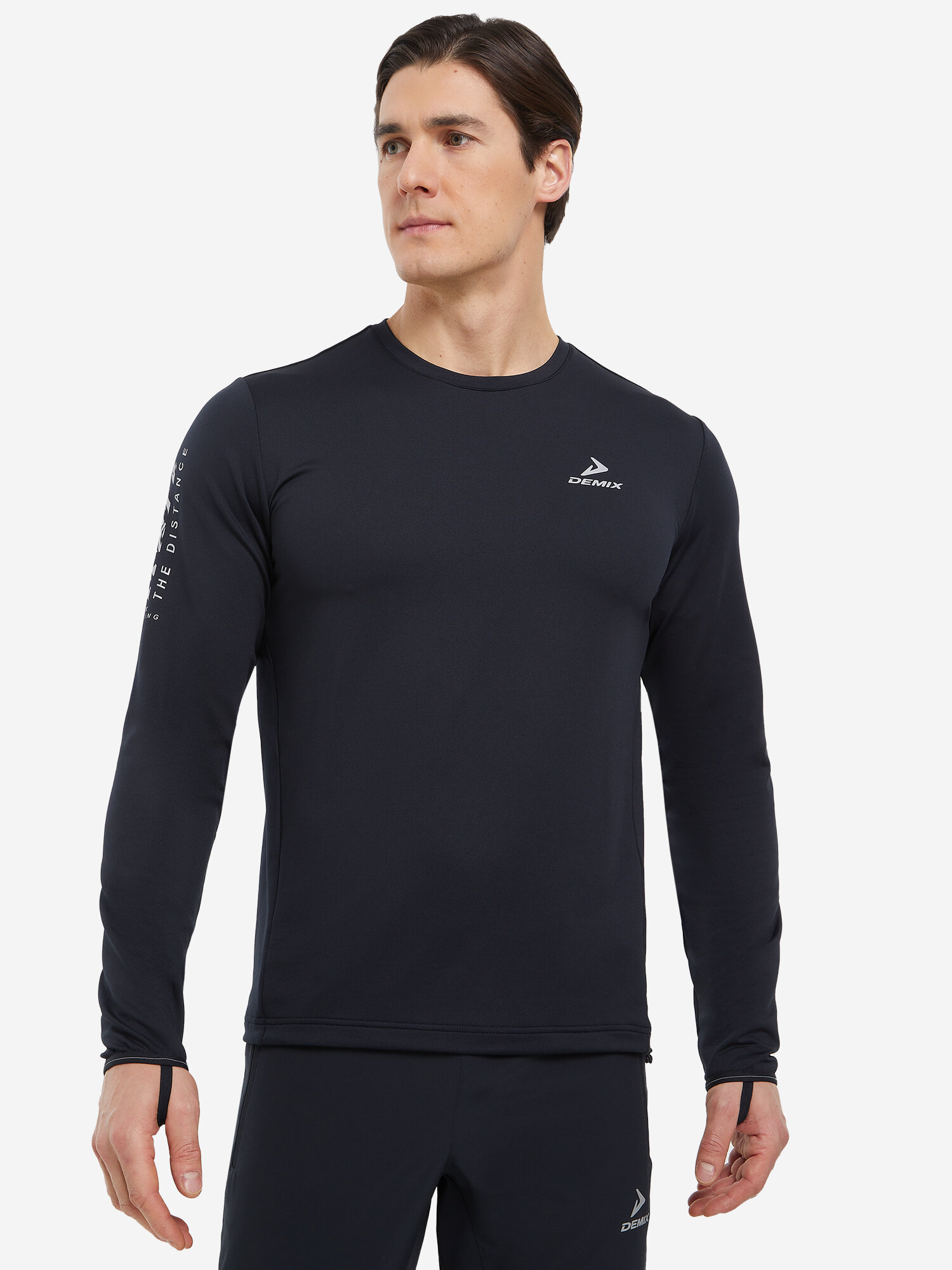 Свитшот спортивный Demix M D Running Urban Runner Sweat размер 46  черный
