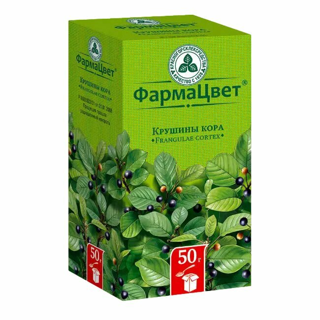 Крушины кора измельченная пачка 50 г 1 шт