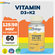 Solaray Vitamin D3 K2 5000 UI, 60 vcaps Соларай Витамин Д3 К2 500...
