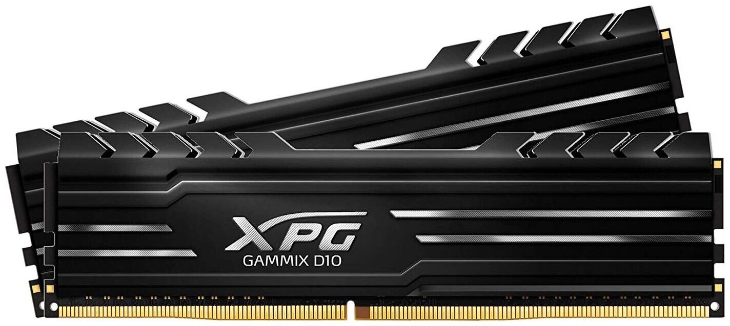 ADATA Память DDR4 2x8GB 3200MHz A-Data AX4U32008G16A-DB10 XPG Gammix D10 RTL Gaming PC4-25600 CL16 DIMM 288-pin 1.35В kit с радиатором Ret