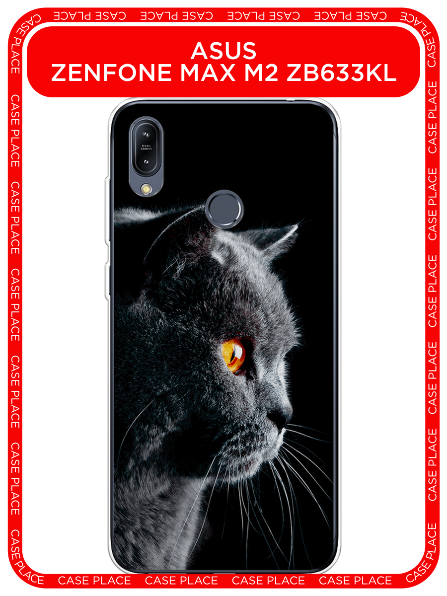 Чехол на Asus Zenfone Max M2 ZB633KL / Асус Зенфон Макс М2 ZB633KL с принтом Благородный кот британец
