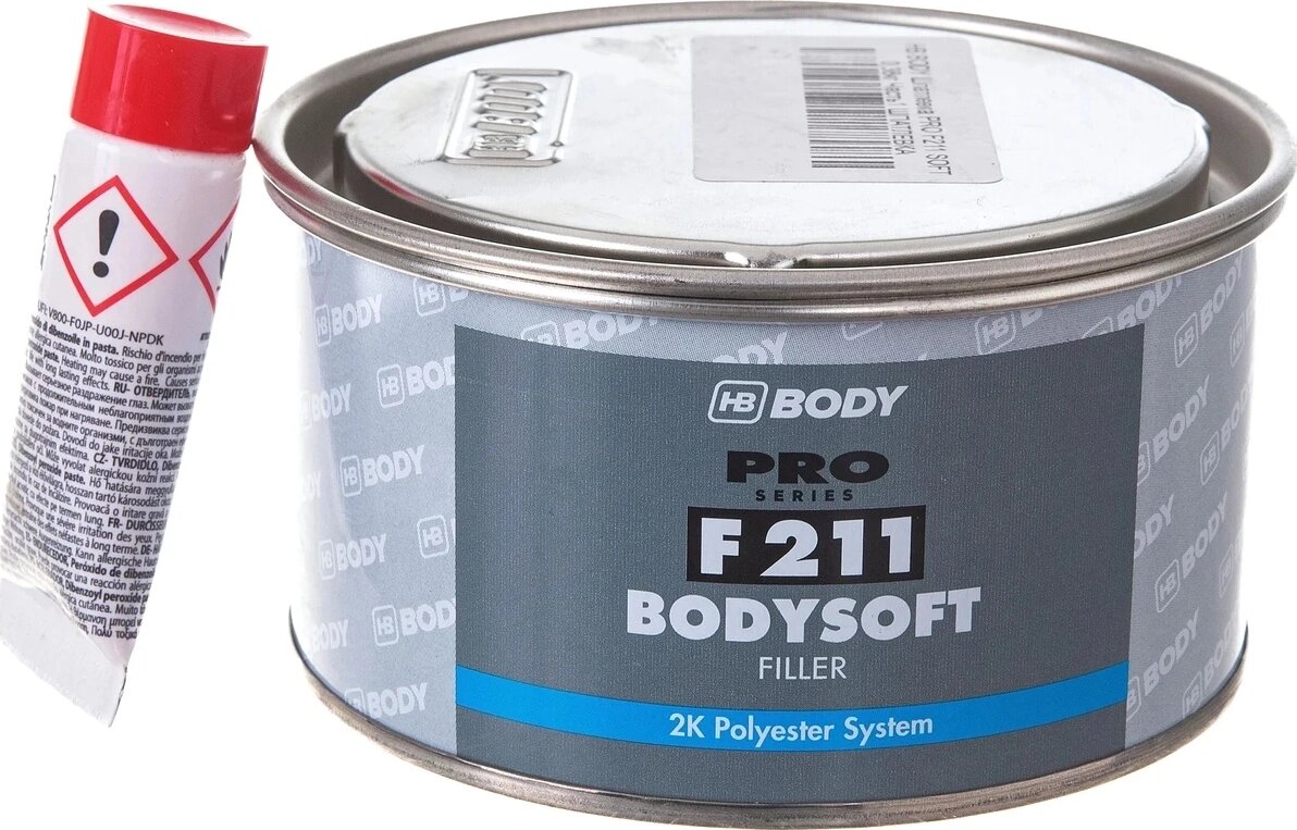 Шпатлевка полиэфирная HB BODY soft 211 0,38кг