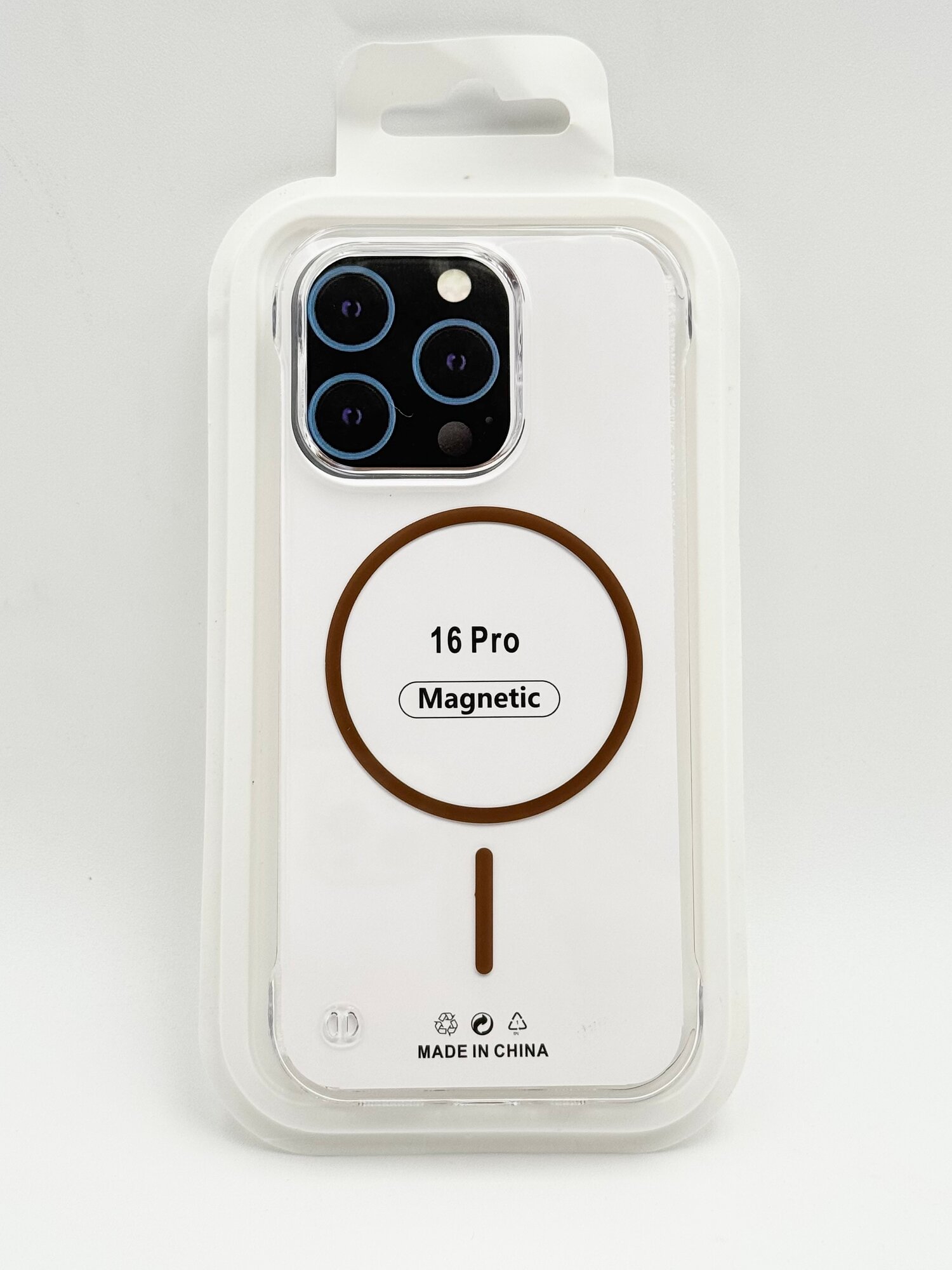 Чехол Apple "MagSafe" для iPhone 16 Pro, ударопрочный, прозрачный, с поддержкой беспроводной зарядк, не желтеющий