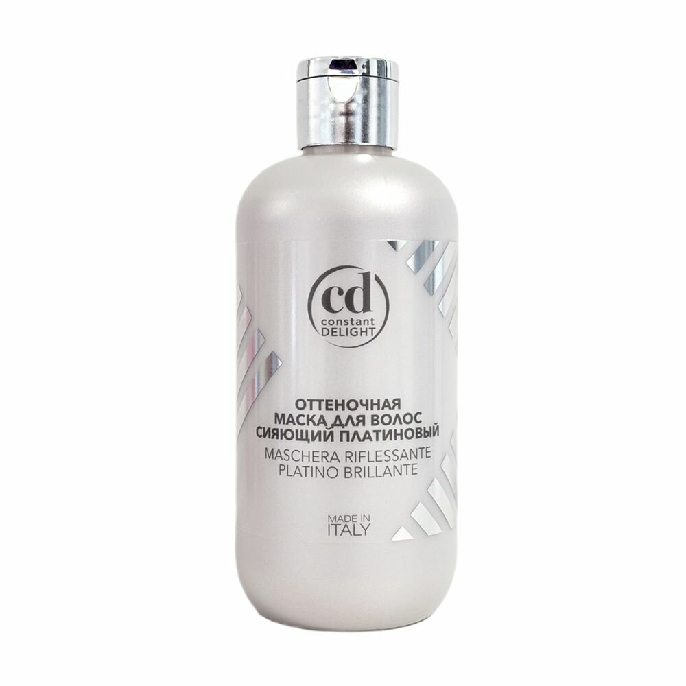 Маска для волос оттеночная Сияющий платиновый, 250мл CONSTANT DELIGHT