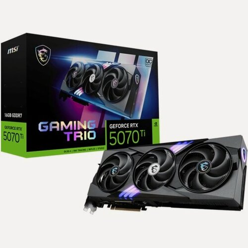 Изображение товара Видеокарта Msi GeForce RTX 5070 Ti GAMING TRIO OC 16G