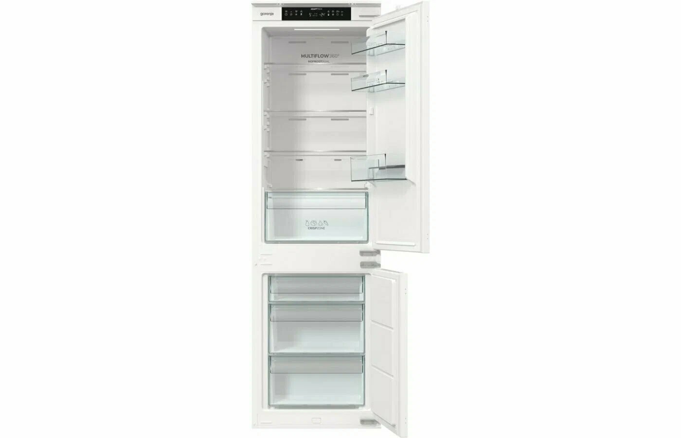 Встраиваемый холодильник Gorenje "NRKI519141", No Frost, 2 камеры, A+