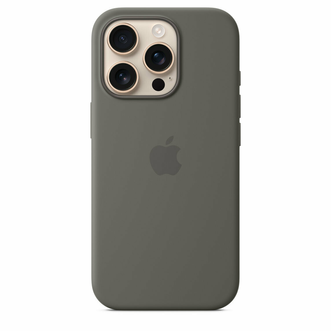 Силиконовый чехол MagSafe для iPhone 16 Pro Max / Silicone Case Stone Gray / Серый — фото 1
