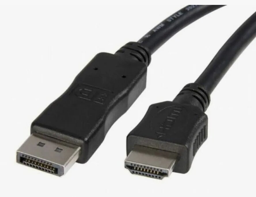 Кабель HDMI to Display port ( dport) 1.5м черный 4K — фото 1