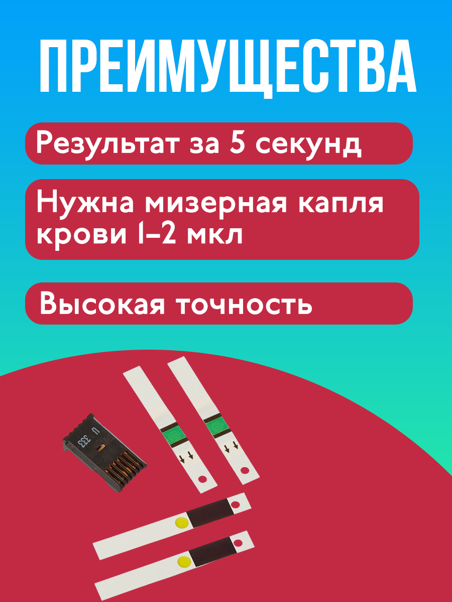 Картинки Тест-полоски для глюкометра Accu-Chek Active (Акку-Чек Актив), 50 шт.