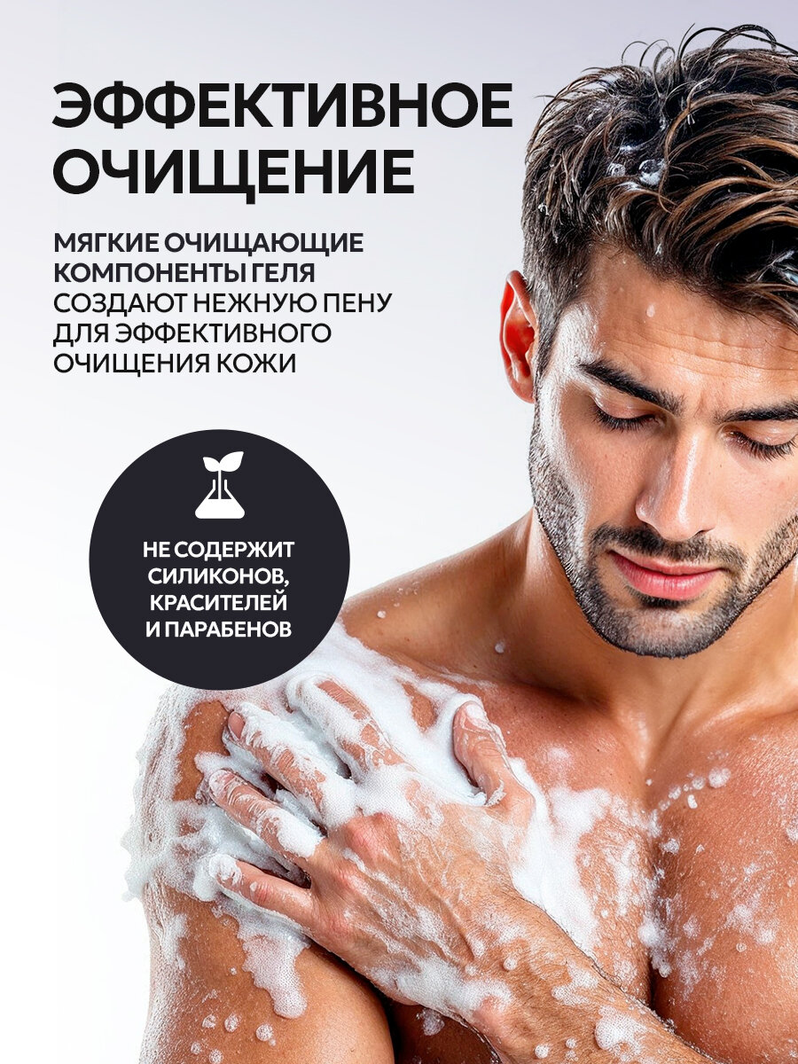 Изображение Гель для душа Nice by Septivit, мужской, парфюмированный, канистра, 5 л
