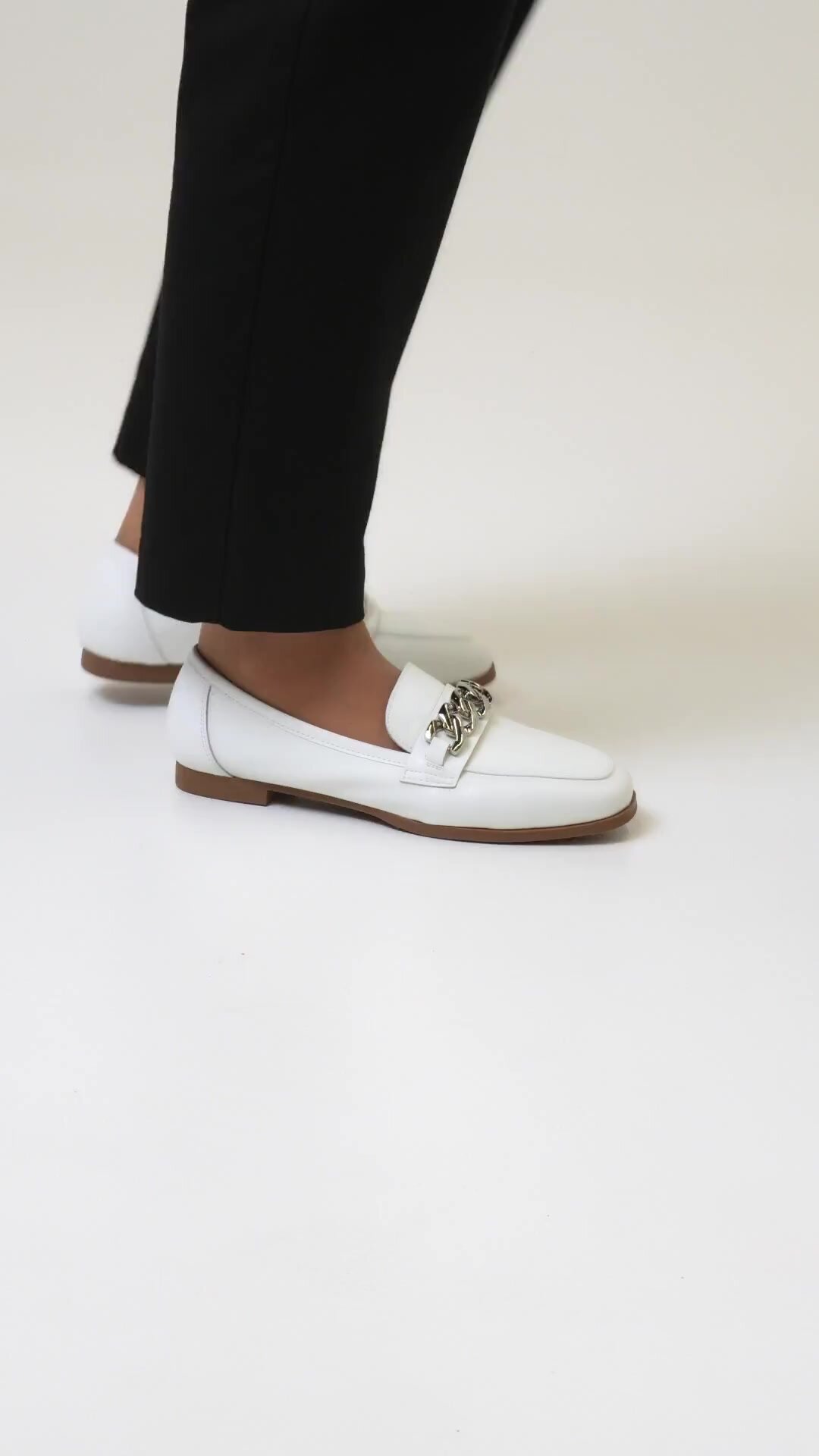 Лоферы kari, размер 39, белый — фото 1