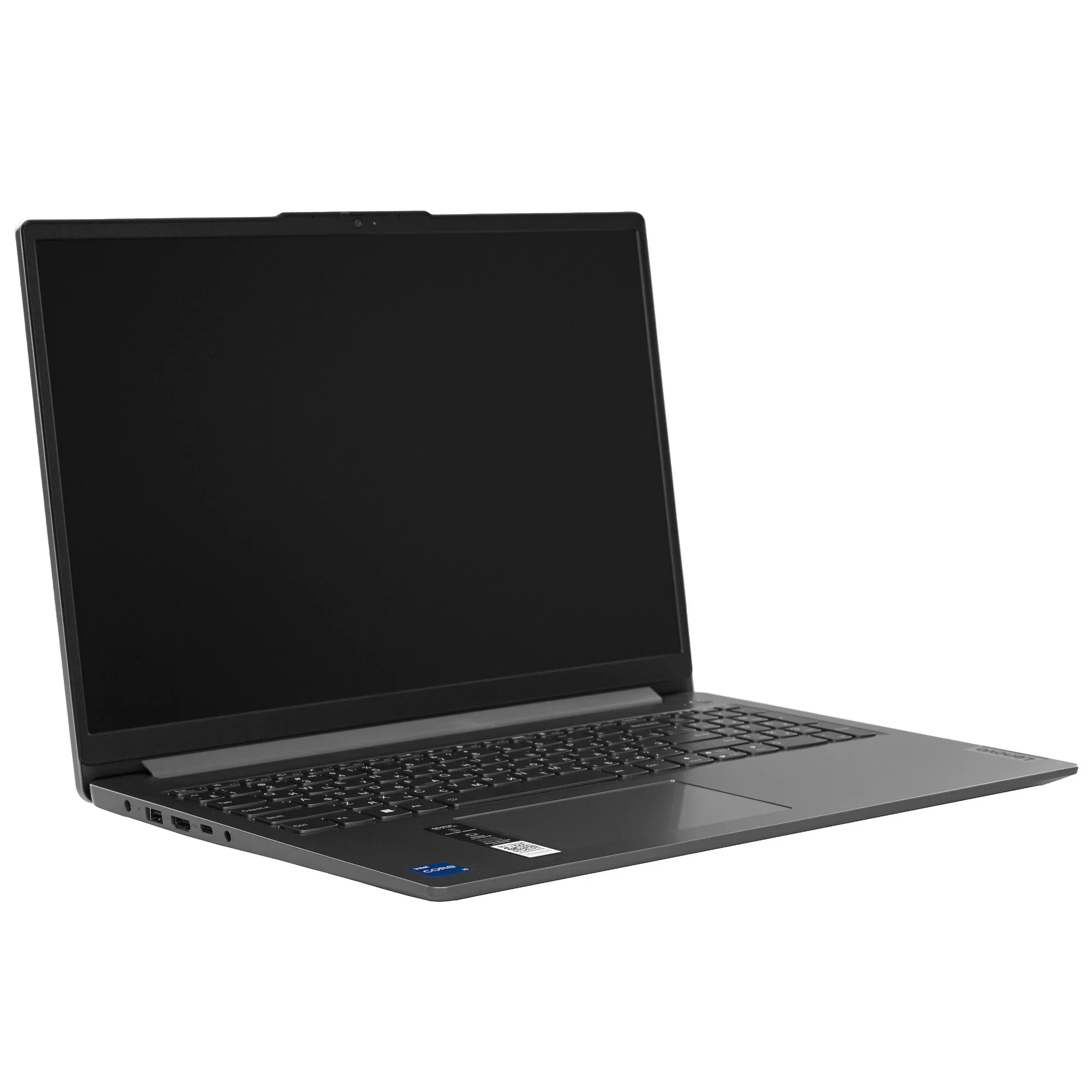 15.6" Ноутбук Lenovo IdeaPad Slim 3 Gen 8, AMD Ryzen 3 7320U (4.1ГГц), RAM 8 ГБ LPDDR5, SSD 512 ГБ, AMD Radeon 610M, Windows 11 Pro + MS Office 2021 Pro, Русская раскладка, серый — фото 1