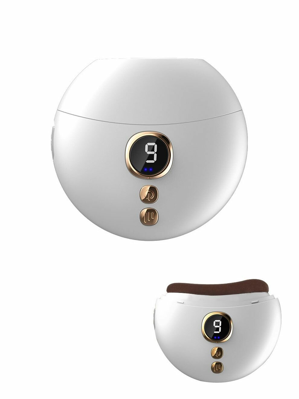 Изображение Xiaomi Электрический массажер гуаша для лица и тела скребок (белый 9 режимов, 40 -56 )