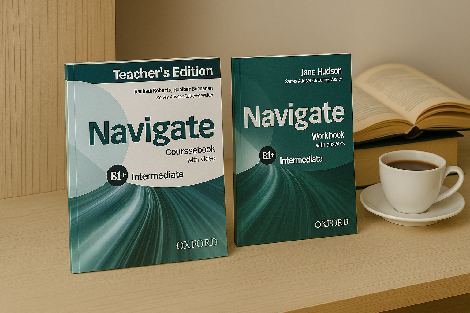 Комплект учебников OXFORD Navigate уровня Intermediate B2: учебник и рабочая тетрадь