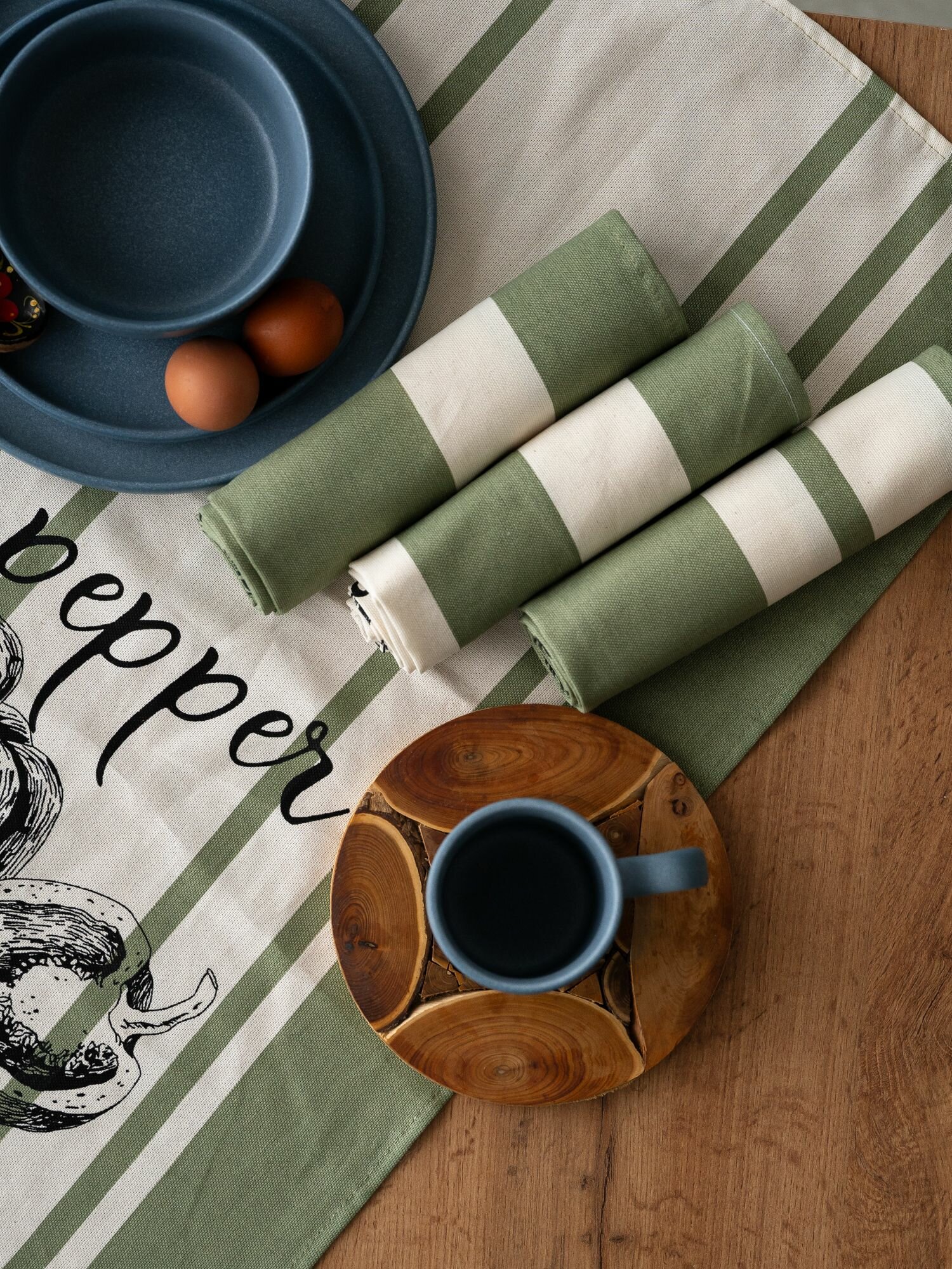 Набор кухонных полотенец 50 х 70 100% хлопок 4 шт