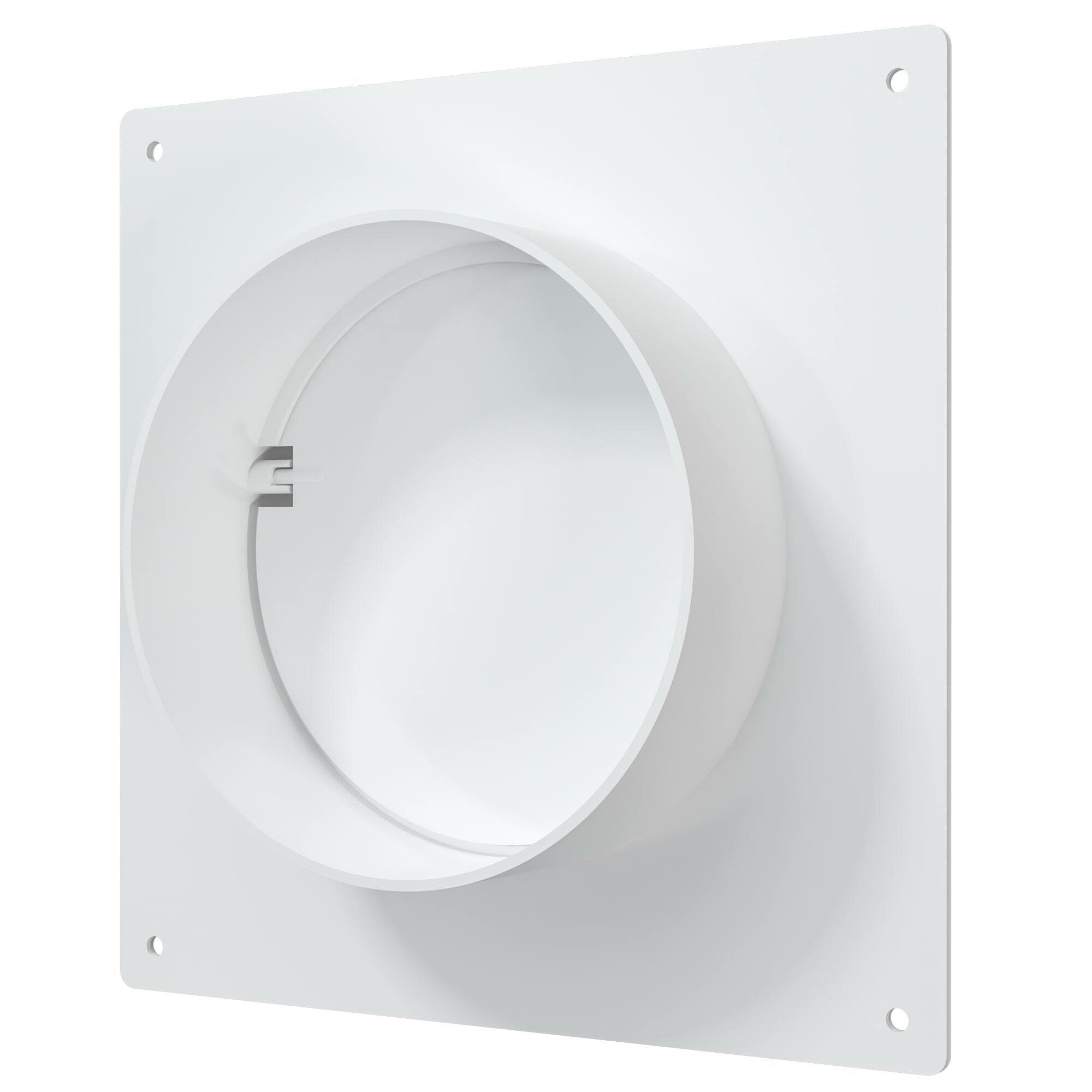 Площадка торцевая SKNPO фланец D100 соединитель обр. клапан 150x135 пластик ERA