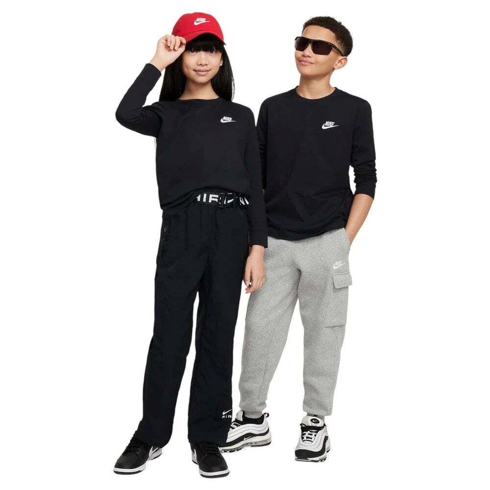 Лонгслив NIKE, размер S INT, черный — фото 1