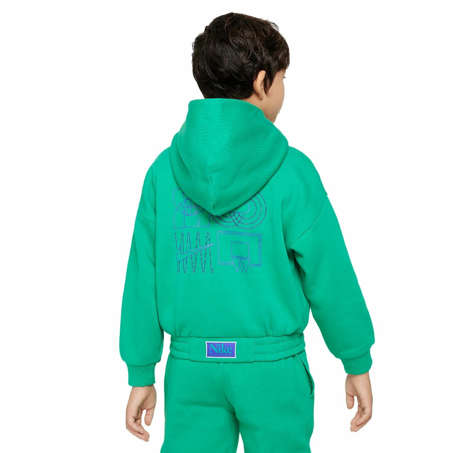 Худи NIKE, размер S INT, бирюзовый — фото 1