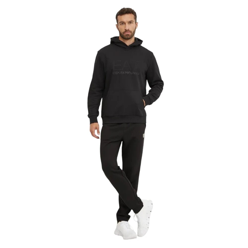 Худи EA7 EMPORIO ARMANI, размер M, , черный — фото 1