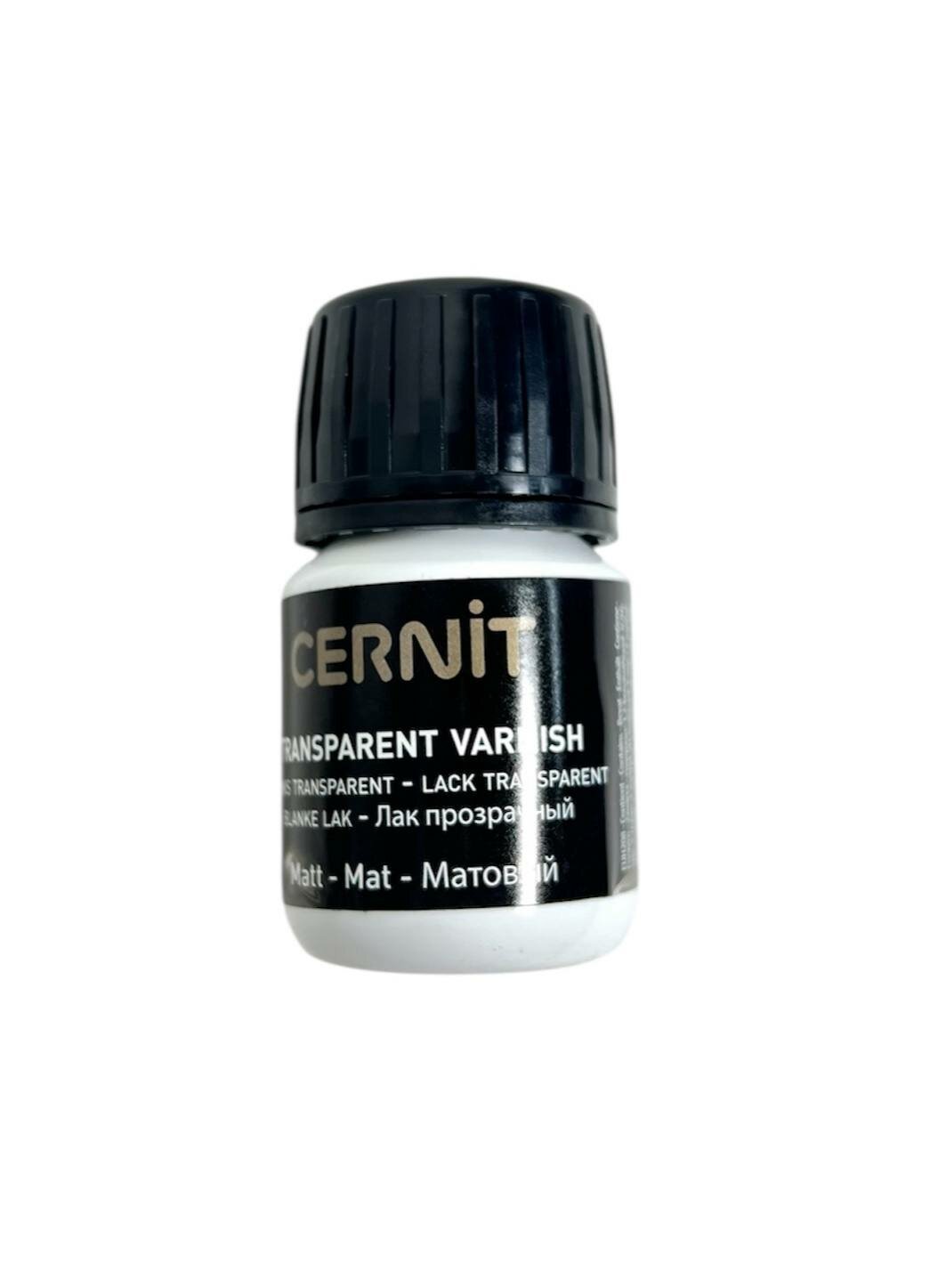 Лак матовый для полимерной глины "Cernit" 30 мл лак прозрачный — фото 1