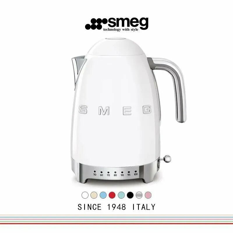 Smeg Электрический чайник 839924525, белый