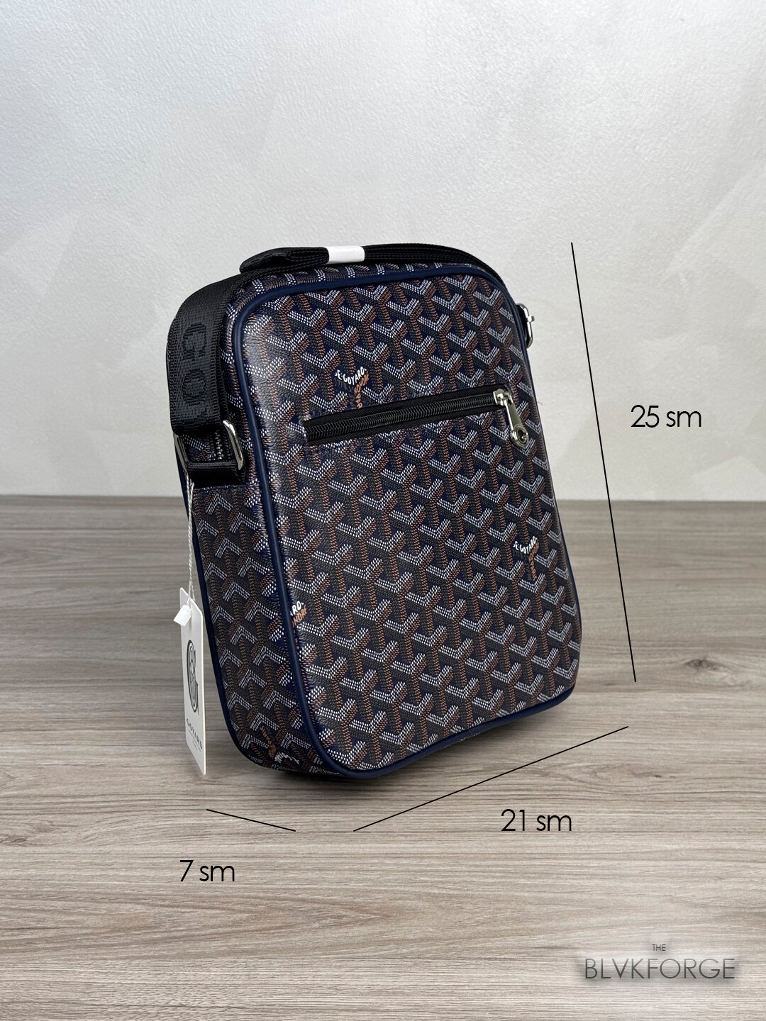 Сумка кросс-боди , фактура матовая, blue — фото 1