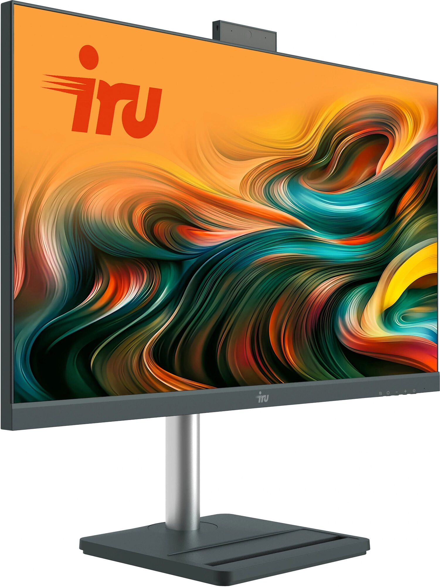 Моноблок IRU Tactio 24ID 24.5" Full HD i5 12450H (2) 16Gb SSD512Gb UHDG Windows 11 Pro 64 GbitEth WiFi BT 120W Cam