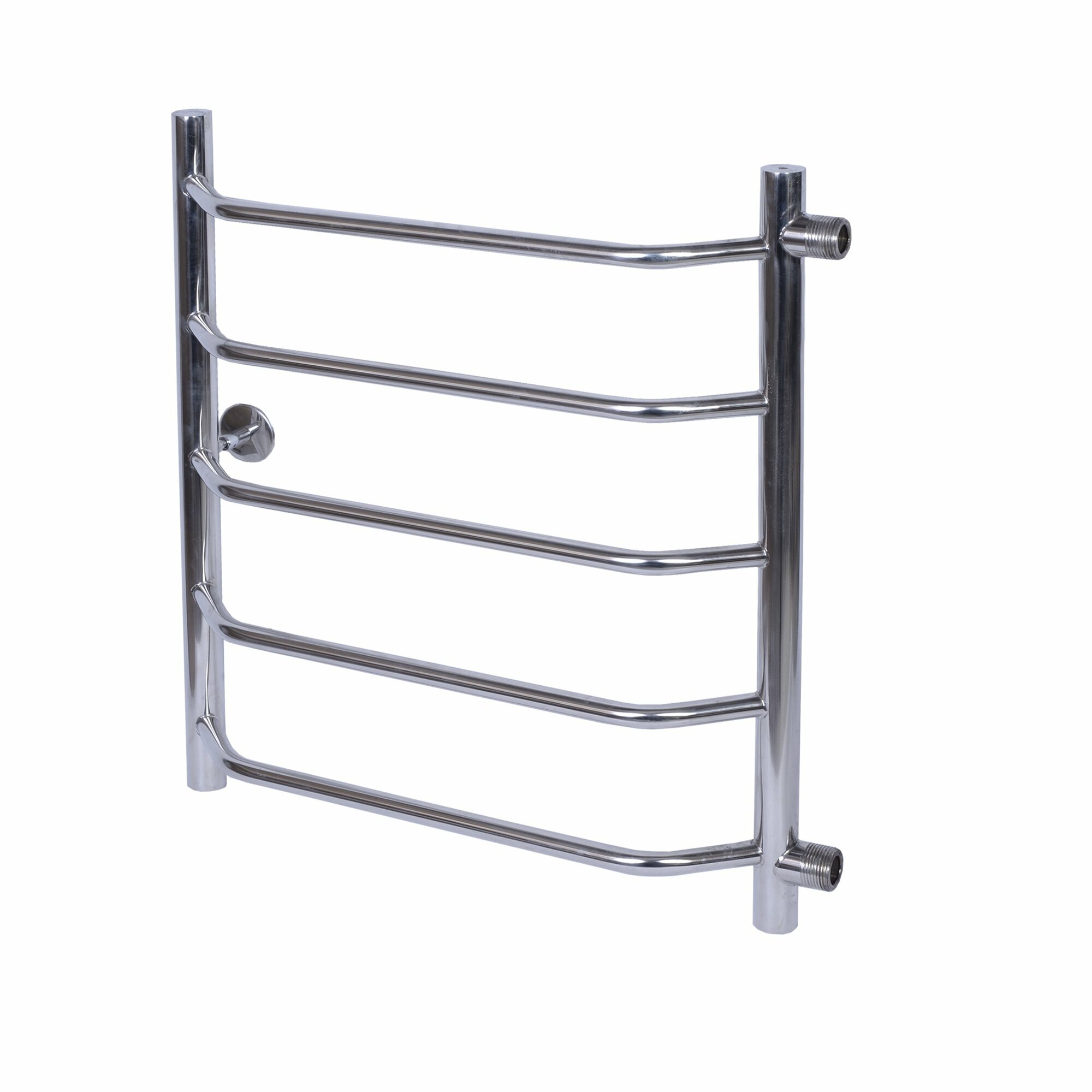 Водяной полотенцесушитель Виктория с боковым отводом без цвета 500х600/500