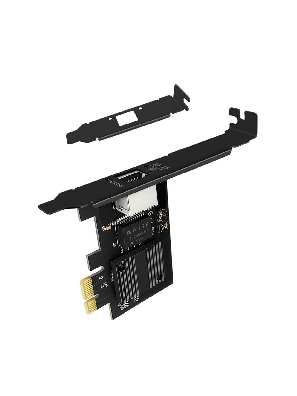 2.5Gb PCIe Networking Card I226 V Chip Gigabit Ethernet Adapter Fast Speed 2500Mbps PCIe Networking Card