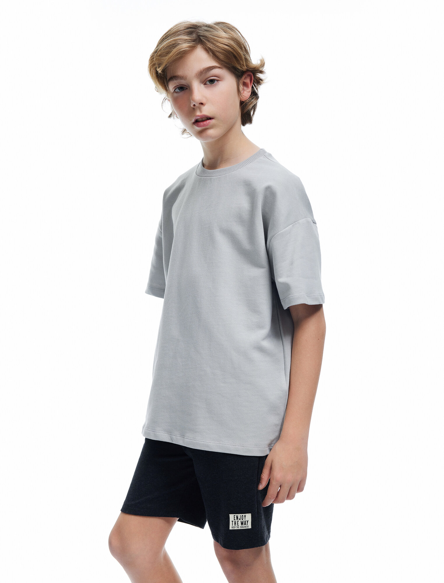 Футболка KOTON CASUAL размер 5-6 лет серый