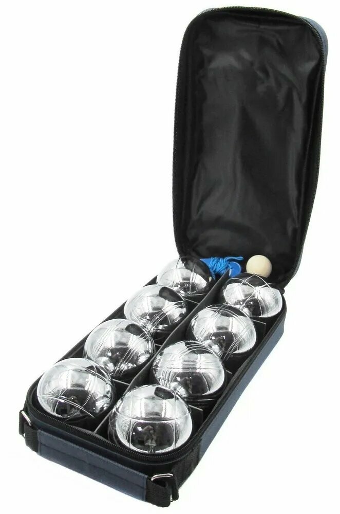 Игра Петанк (Бочче) , 8 шаров, стальной