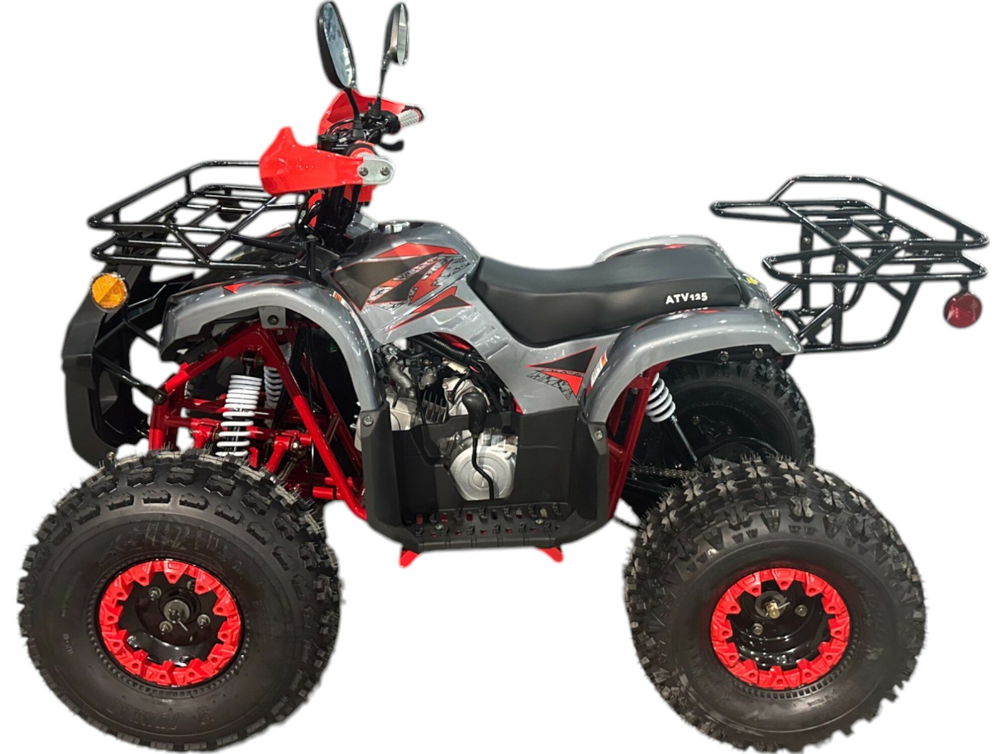 Квадроцикл VMC ТАО ТАО ATV 125 красный (вариатор F-N-R, эл. стартер, фара, АКБ)
