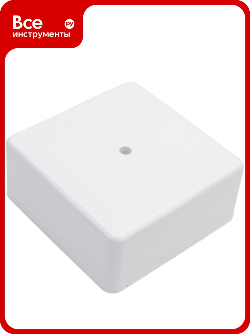 Распределительная коробка GREENEL с клеммной колодкой 100х100х44мм белая GE41222-01