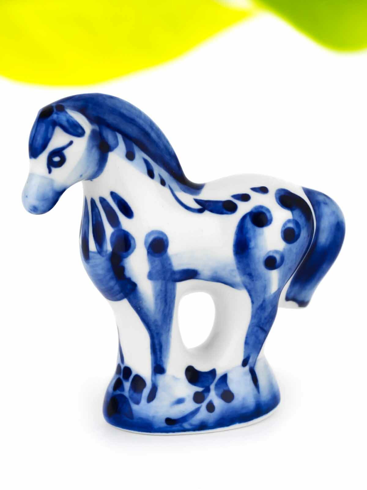 Фигурка коллекционная - Лошадка Гжель Фарфор 70 см