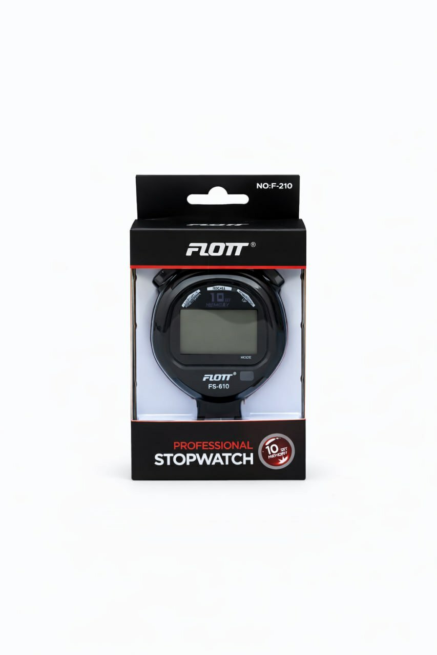 Электронный секундомер Flott, ручной, для спортивных целях F-210