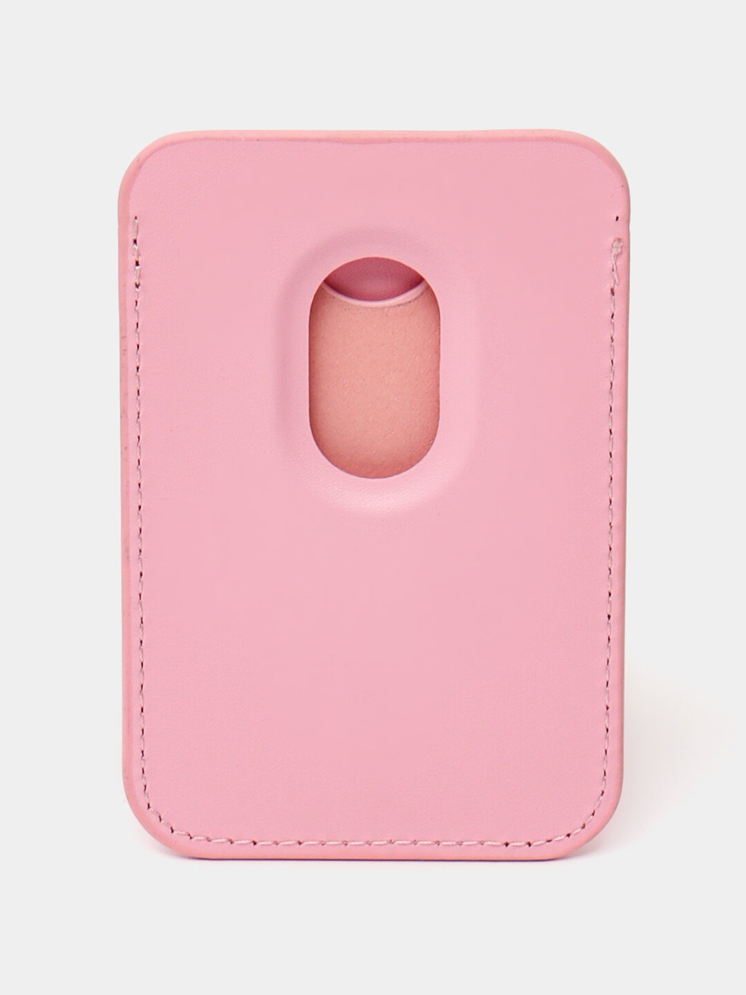 Картхолдер, для iPhone, MagSafe, Leather Wallet, магнитный PINK — фото 1