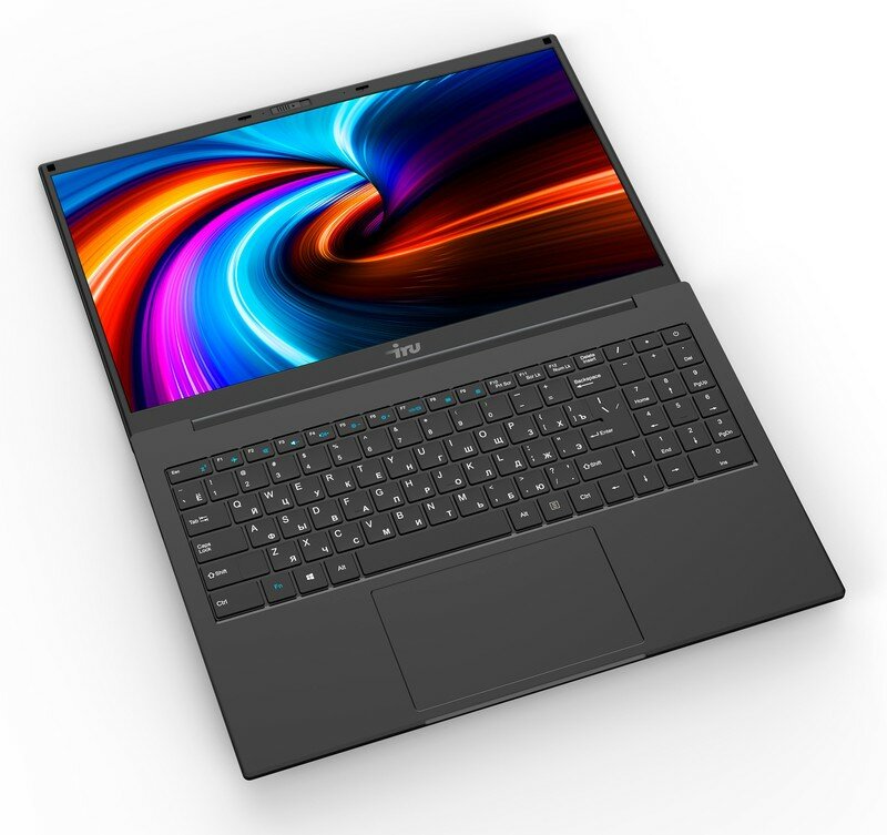Ноутбук IRU Калибр 15TLI, 15.6", IPS, Intel Core i5 1135G7 8ГБ, SSD 256ГБ, Intel Iris Xe graphics, черный (1906751) - фото №4